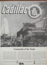 1943 vintage WWll Cadillac Motors M-5 tank, Buy war Bonds advertisement picture