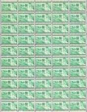 1952- 4-H CLUBS  - Vintage Full Mint Sheet of 50 U.S. Postage Stamps picture
