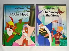 Vintage Walt Disney Mouse Works Classic Series Lot of 2 Hardback Books 8 X 11.5 picture