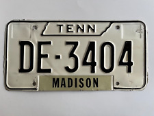 1966 Tennessee License Plate Madison County All Original picture