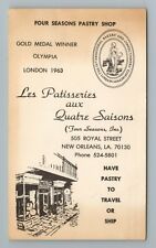 c.1960s Four Seasons Pastry Shop Le Patisseries aux Quatre Saisons Postcard picture