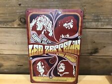 Led Zeppelin LA Forum 1972 Repo Tin Metal sign 8