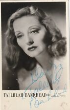 Alfred Hitchcock *Lifeboat TALLULAH BANKHEAD †66 Femme Fatale ink Signed 5X3 pic picture