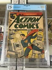 Action Comics #36 Classic Robot Cover Golden Age Superman DC Comic 1941 CBCS 2.5 picture