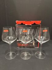 Spiegelau Style Burgundy Crystal Wine Glasses Incomplete Set of 3 Germany picture