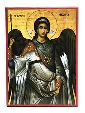 Orthodox Icon Archangel Michael Poplar Wood (5