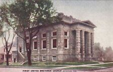  Postcard First United Brethren Church Waterloo Iowa picture
