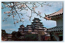 Himeji Hyogo Japan Postcard The Himeji Feudal Castle c1950's Vintage Posted picture