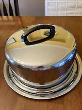 Vth MCM Everedy Frederick MD Locking Cake Pan Carrier Stainless Sliding Lid USA picture