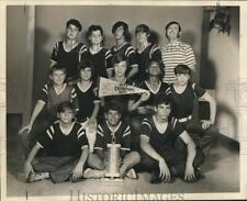 1971 Press Photo The St. Mathias Class B indoorball team won CSAL championship picture