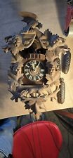 Cuckoo Clock Vintage Large German With Swiss Music Box picture