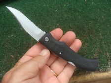 Gerber 625 Gator lockback Folding Knife With Sheath - EXCELLENT picture