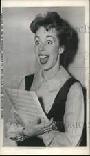1957 Press Photo Comedienne Carol Burnett is still surprised - mjx66594 picture