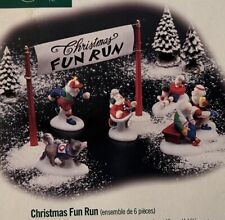 Dept 56 Dickens North Pole Series CHRISTMAS FUN RUN- (Set of 6)  NRFB picture
