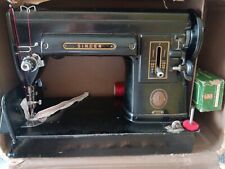 Singer 301A Black Heavy Duty Sewing Machine W/Carrying Case TESTED  picture