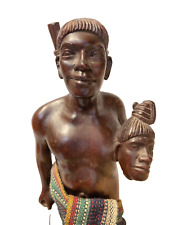 Philippines Carved Tribal Headhunter Figure picture