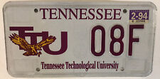 TENNESSEE TECH TECHNOLOGICAL UNIVERSITY license plate Awesome Golden Eagles TTU picture