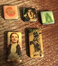 Lot Of 5 Wizard Of OZ Magnets Vintage Dorothy Toto Scarecrow Emerald City, Title picture