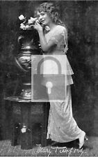 Mary Pickford Actress Alseium Theatre Northville Michigan MI Reprint Postcard picture