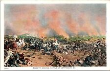 PA Gettysburg, Painting of Pickett's Charge by P. F. Rothermel, WB, Unposted picture