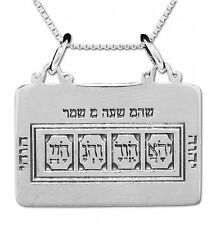 Pendant The Code of Moses Amulet Kabbalah Sterling Silver King Solomon Jerusalem picture