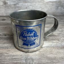 Rare Vintage Pabst Blue Ribbon Steel Cup Mug Daytona Beach FL Spring Break PBR picture
