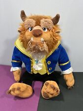 Beauty and the Beast Plush Disney Store Authentic Stuffed Animal 18” Beast Large picture