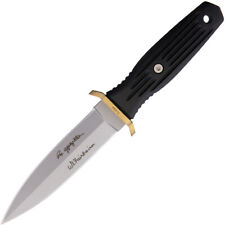 Boker Applegate-Fairbairn Boot 420 Dagger Double Edge Fixed Black Knife 120546 picture
