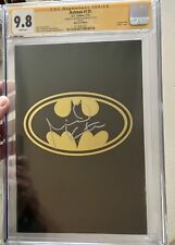Batman #135 (Legacy #900) / Black Foil Edition / CGC 9.8 Signed Michael Keaton picture