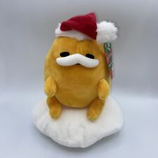 Sanrio Gudetama the Santa Christmas Edition Cuddly Plush 8in NWT picture