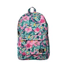 Loungefly Nylon Full Size Backpack Ariel Floral Hibiscus Little Mermaid Heart picture