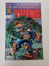 Adventures Of The Thing Issue 4 Marvel Comics, 1992 (Vs. Man-Thing), Very Fine picture