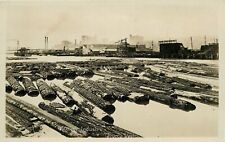 Postcard RPPC 1920s Washington Tacoma Lumber Sawmill Logging WA24-451 picture