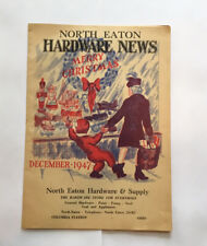 DECEMBER 1947 NORTH RATON HARDWARE NEWS, COLUMBIA STATION OH., 16 Pages, RARE picture