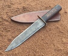 Bowie Knife Custom Made Hand Forged High Carbon Steel Confederate Bowie Knife picture