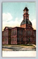 Camden NJ-New Jersey, City Hall, Antique, Vintage Souvenir Postcard picture