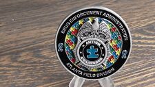 DEA Drug Enforcement Administration Atalanta Field office Autism Challenge Coin picture