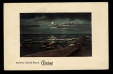 1912 - CLEVELAND OH. the PIER EUCLID BEACH * posted to Canada message stamp  picture