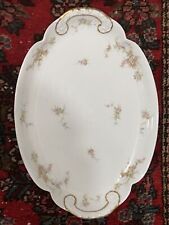 1903 Antique Theodore Haviland Limoges porcelain floral Serving Platter￼ 16”x11” picture