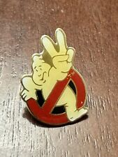 Vintage Enamel Lapel Pinback Pin -- Ghostbusters II 2 Movie Logo 1989 picture