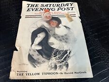 JANUARY 25 1919 SATURDAY EVENING POST magazine cover SARAH STILWELL WEBER picture