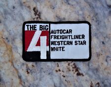THE BIG 4 AUTOCAR FREIGHTLINER WESTERN STAR WHITE PATCH EMBROIDERED TRUCKER NOS picture