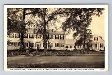 Falmouth MA-Massachusetts, The Cottage Inn Antique Vintage Souvenir Postcard picture