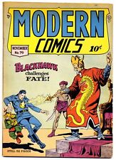 MODERN COMICS #79 VG/F, Reed Crandall Blackhawk, Bill Ward, Quality Comics 1948 picture
