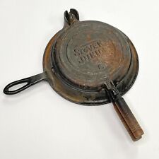 Stover Junior 8 Waffle Iron with Stand Miniature Child's Toy Vintage picture