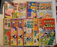 Vintage Richie Rich Comic Book LOT OF 11 COMICS  picture