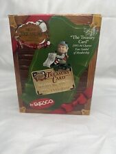 Enesco The Treasury Card 1993 Ornament Christmas Tree Decor Elf FAST Shipping picture