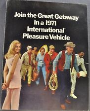 1971 International Truck Brochure Pickup Camper Special Scout Travelall Original picture