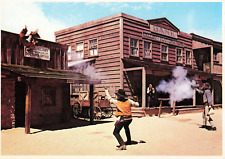 Tucson AZ Arizona, Old Tucson Bank Holdup Shootout Reenactment, Vintage Postcard picture