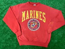1980s United States Marines Corps Crewneck Sweatshirt Pullover USMC Military picture